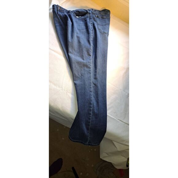 Womens Medium Denim Lee Jeans Size 16 Short - Picture 4 of 8